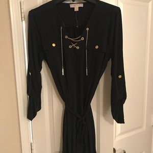 Brand new Michael Kors navy chain dress